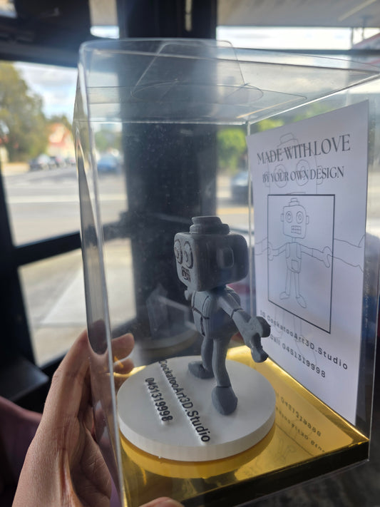 Collection : Made to order model the Robot from kids drawing.